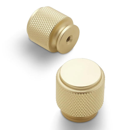 BUKOBYHE 10 Pack Brushed Brass Kitchen Cabinet Kno
