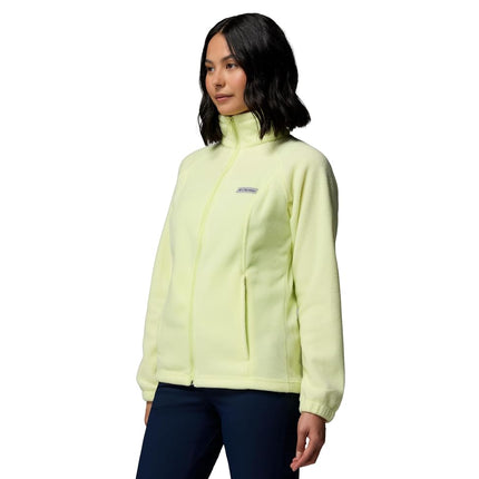 Columbia Women's Benton Springs Full Zip Fleece Jacket, Citron Haze, X-Small