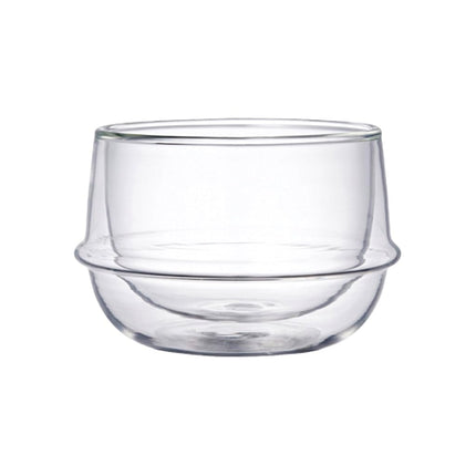 Double-Walled Kinto KRONOS Tea Glass - Maintains Temperature - Prevents Condensation - Set of Two