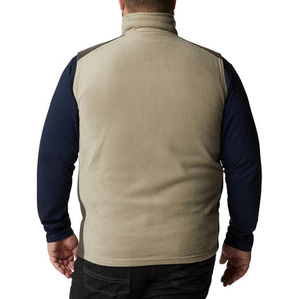 Columbia Men's Steens Mountain Vest Fleece, Tusk/Buffalo, 5X