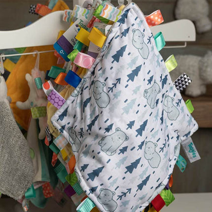 Taggies Original Blanket, 12 X 12, Comfy Bears