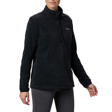 Columbia Women's Benton Springs Half Snap Pull Over Ii, Black, 1x