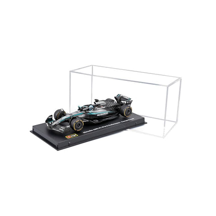 Bburago Mercedes-AMG W16 2025#63 Russell Diecast 1:43 Model Car with Display Case and Base Detailed F1 Mercedes Replica Officially Licensed, Recommended Age 14+ Years