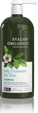 Avalon Organics Scalp Treatment Tea Tree Shampoo, 
