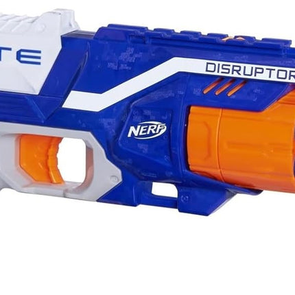 NERF Disruptor Elite Blaster - 6-Dart Rotating Drum, Slam Fire, includes 6 Official Nerf Elite Darts - for Kids, Teens, Adults