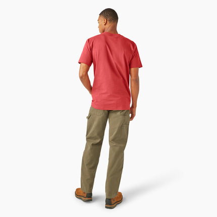 Dickies Mens Heavyweight Crew Neck, Red Ochre, 3X-Large