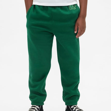 Gap Boys' Heritage Logo Pull-on Jogger Sweatpants, Evergreen Glamour, X-Large