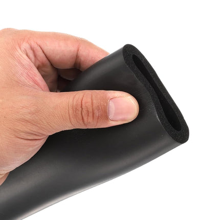 uxcell Foam Tubing for Handle Grip Support, Pipe Insulation Outside Pipe Lagging, 40mm(1 9/16") ID 54.7mm(2 1/8") OD 1m Black