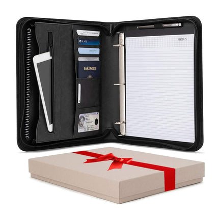Forevermore Portfolio Padfolio with Zippered Closu