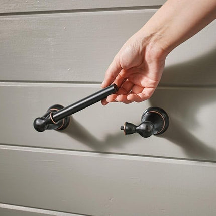 Moen Y2608BRB Banbury Pivoting Paper Holder, Mediterranean Bronze by Moen