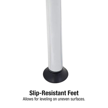 SUNEX TOOLS 8516 Hydraulic Shop Stool, High-Polished Chrome Finish, Hydraulic Seat Adjustment, Vinyl Padded Adjustable Seat and Backrest, Slip Resistant Feet, 250-Pound Capacity, Silver