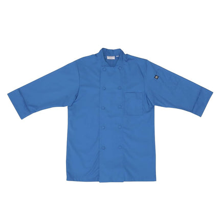 Colour by Chef Works B178-XS 3/4 Sleeve Jacket, X-Small, Blue
