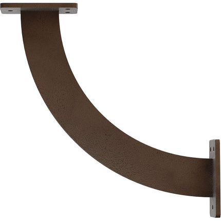 Ekena Millwork BKTM02X11X11BRHBR 2 inch W x 11 inch D x 11 inch H Bradford Steel Bracket, Hammered Brown