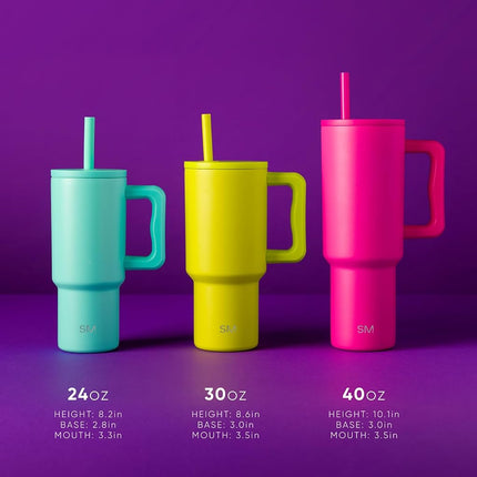 Simple Modern Disney Stitch Kids Tumbler with Straw & Handle | 24oz