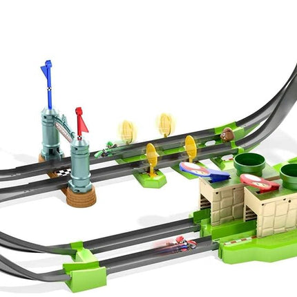 Hot Wheels Mario Kart Circuit Lite Track Set with 