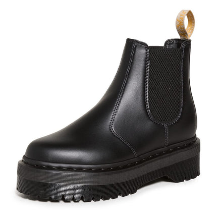 Dr. Martens Women's V 2976 Quad Chelsea Boot, Blac
