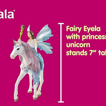 Schleich Bayala - 3Pc Fairy Eyela With Princess Unicorn - Kids 5+ | 70569