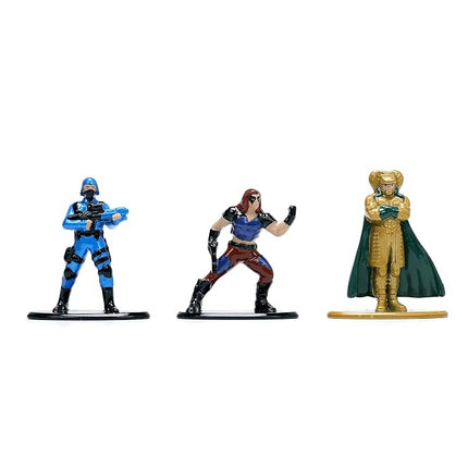 Jada Toys G.I. Joe 1.65" 18-Pack Die-cast Figures, Toys for Kids and Adults, 32913