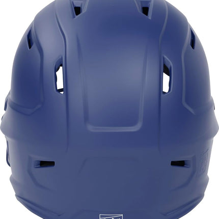 Rawlings | MACH HI-VIZ Fastpitch Softball Batting Helmet | Face Guard Attached | Royal | Senior - 6 7/8" - 7 5/8"