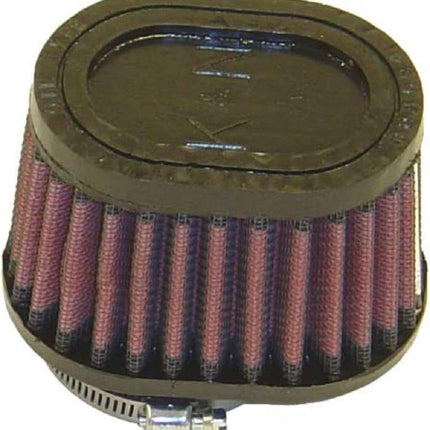 K&N Universal Clamp-On Air Filter: High Performance, Premium, Washable, Replacement Filter: Flange Diameter: 2 In, Filter Height: 2.75 In, Flange Length: 0.625 In, Shape: Oval Straight, RU-1820