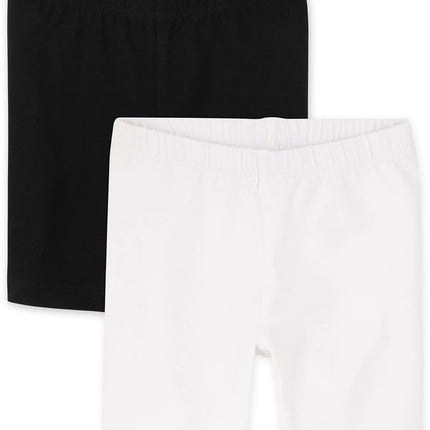 The Children's Place Toddler Girls Bike Shorts 2-Pack, BLACK 2, 5T