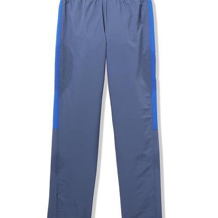 Under Armour boys Rival Woven Pants Pants, (045) Downpour Gray / Royal / White, M