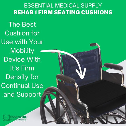 Essential Medical Supply Rehab 1 Cushion, 18 Inch X 16 Inch X 2 Inch
