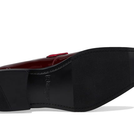 Mocasines Stacy Adams Spratley Saddle sin cordones para hombre, Borgoña, 9.5