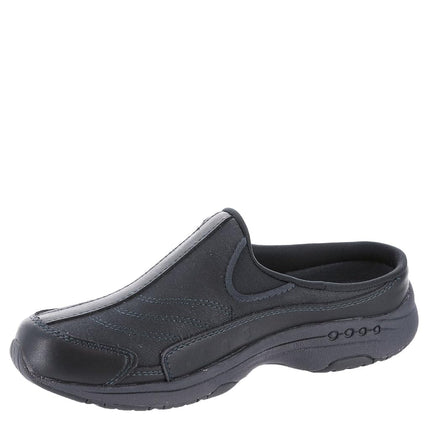 Easy Spirit Women's Traveltime Mule, Navy Leather, 9 Wide