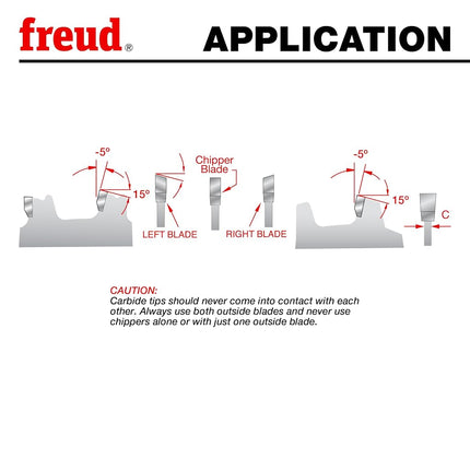 Freud SD206: 6" Pro Dado Set