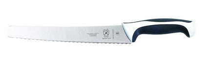 Mercer Culinary Millennia 10-Inch Wide Bread Knife, White