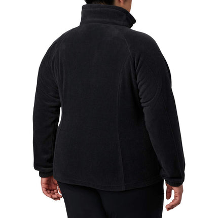 Columbia Women's Benton Springs Full Zip Full Zip Fleece Jacket, BLACK, Size M