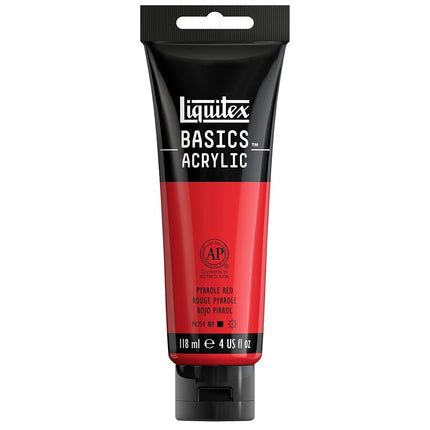 Liquitex BASICS Acrylic Paint, 4-oz tube, Pyrrole 