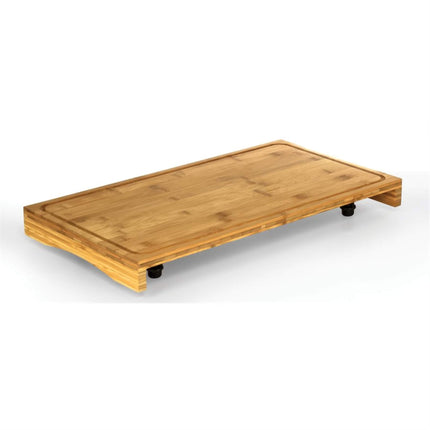 Camco Bamboo Stove Top Work Surface with Adjustabl