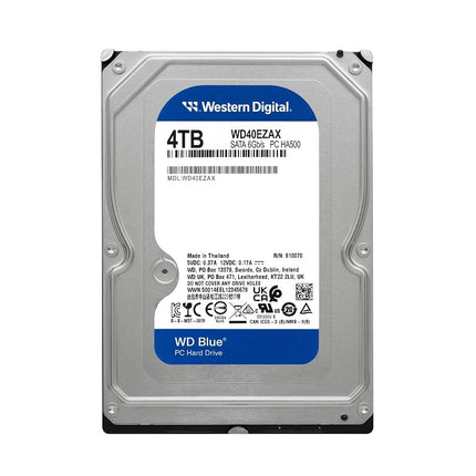 WD Blue 4TB 3.5" Internal Hard Drive - 5400 RPM Class, SATA 6 Gb/s, 256MB Cache, 2 Year Warranty