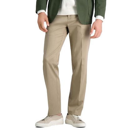 Haggar Men's Premium No Iron Straight Fit Flex Wai