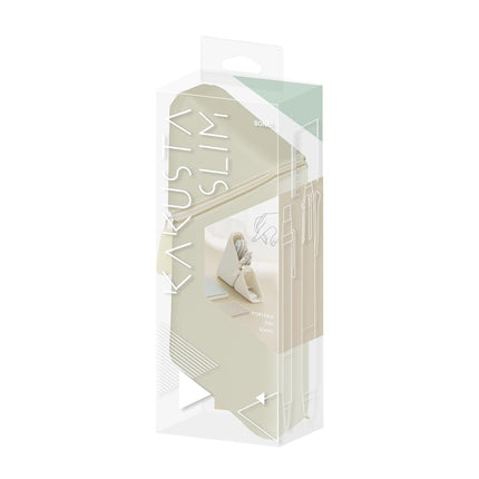 Sonic FD-2652-I Costa Slim Portable Pencil Holder, Ivory