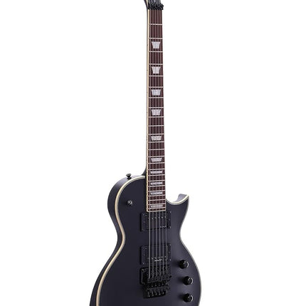 IYV 6 String IYV-ILP-400FR Solid Body wilth Floyld Rose Tremelo Electric Guitar, Satin Black, Right (ILP-400FR)