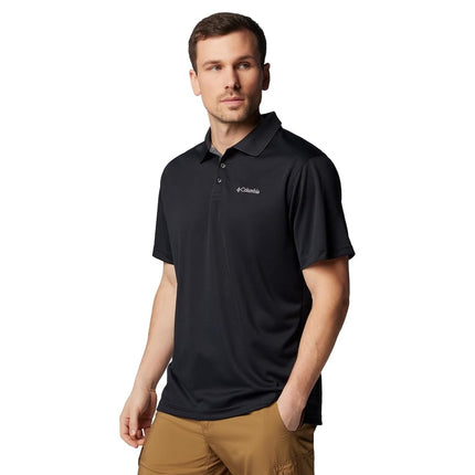 Columbia Men's Utilizer Polo Polo Shirt, Black, Size XL