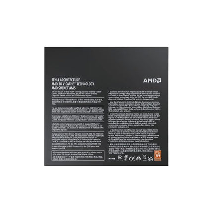 AMD Ryzensets 9 7950X3D processor with 3D V-Cache technology (integrated graphics, 16 cores/32 threads, 120W TDP, AM5 socket, up to 5.7GHz boost frequency, no cooler)