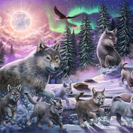 Ravensburger Children's Puzzle - 12908 Northern Wolves - Wolf Puzzle for Children from 7 Years with 150 Pieces in XXL Format