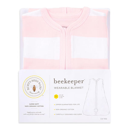 Manta para bebé Burt's Bees Baby Beekeeper, 100% algodón orgánico unisex, para niña o niño, saco de transición, peso ligero 0.5 TOG o peso medio 1.5 TOG, ropa de dormir esencial para recién nacido,