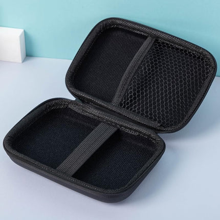 SquEqu 2 Pack Hard Drive Carrying Case 2.5 inch HDD SSD External Drive Storage Bag Organizer Hard EVA Cover Zipper Pouch for Canvio Basics Western Digital WD Elements My Passport Seagate Backup Plus
