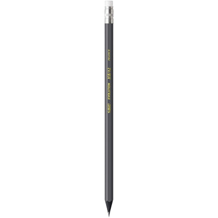 BIC Evolution Cased Pencil, #2 Lead, Gray Barrel, 24-Count