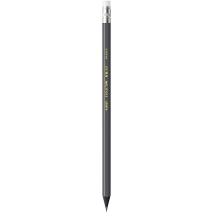Lápiz BIC Evolution con cuerpo, mina #2, cuerpo gris, 24 unidades