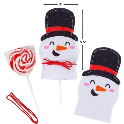 Fun Express Snowman Lollipop Covers - 12 Pc