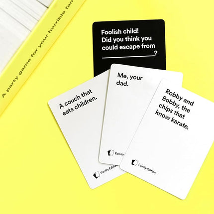 Cards Against Humanity Family Edition • A Game For Your Horrible Family
