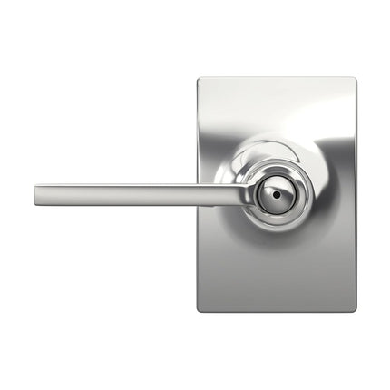 Schlage F40 LAT 625 CEN Century Collection Latitude Privacy Lever, Bright Chrome