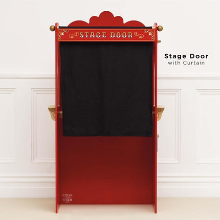 Le Toy Van - Wooden Educational Puppet Theatre | Kids Role Play Toy | Great As A Gift - Suitable for 3 Years +, Natural Wood