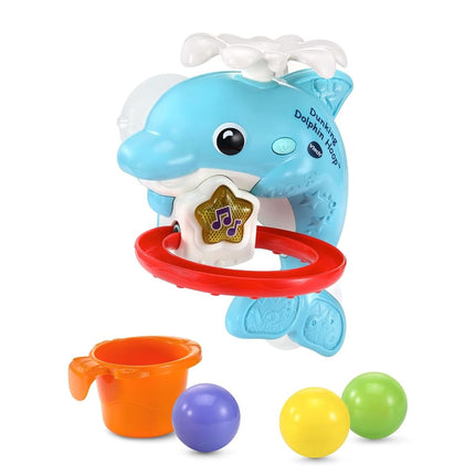 VTech Dunking Dolphin Hoop Bath Toy for Toddlers